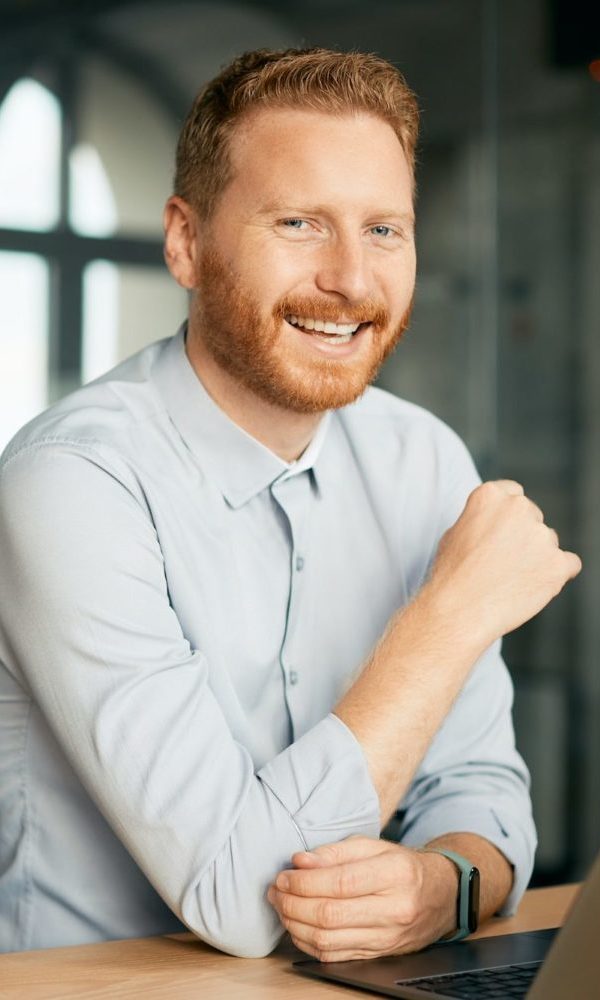 patient feeling relieved and satisfied after a successful therapy session.